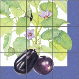Black Beauty II by Joan Chamberlain Ceramic Tile Mural - JC5-018