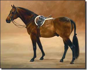 Crawford Horse Equine Ceramic Accent Tile 10" x 8" - JCA028AT