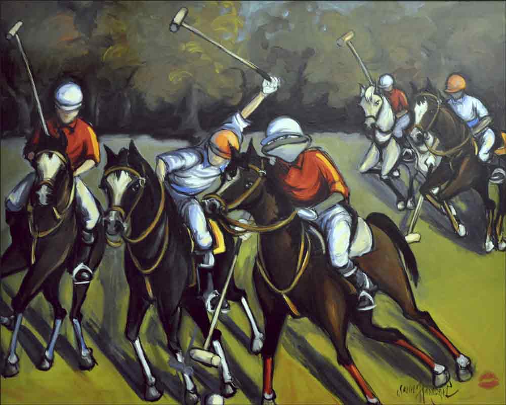 The Sport of Kings by Jann Harrison Accent & Decor Tile JHA014AT