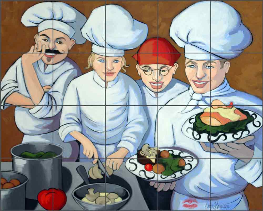 Today's Special by Jann Harrison Ceramic Tile Mural JHA021