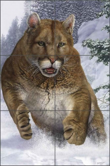 The Chase by Justin Sparks Ceramic Tile Mural - JSA021