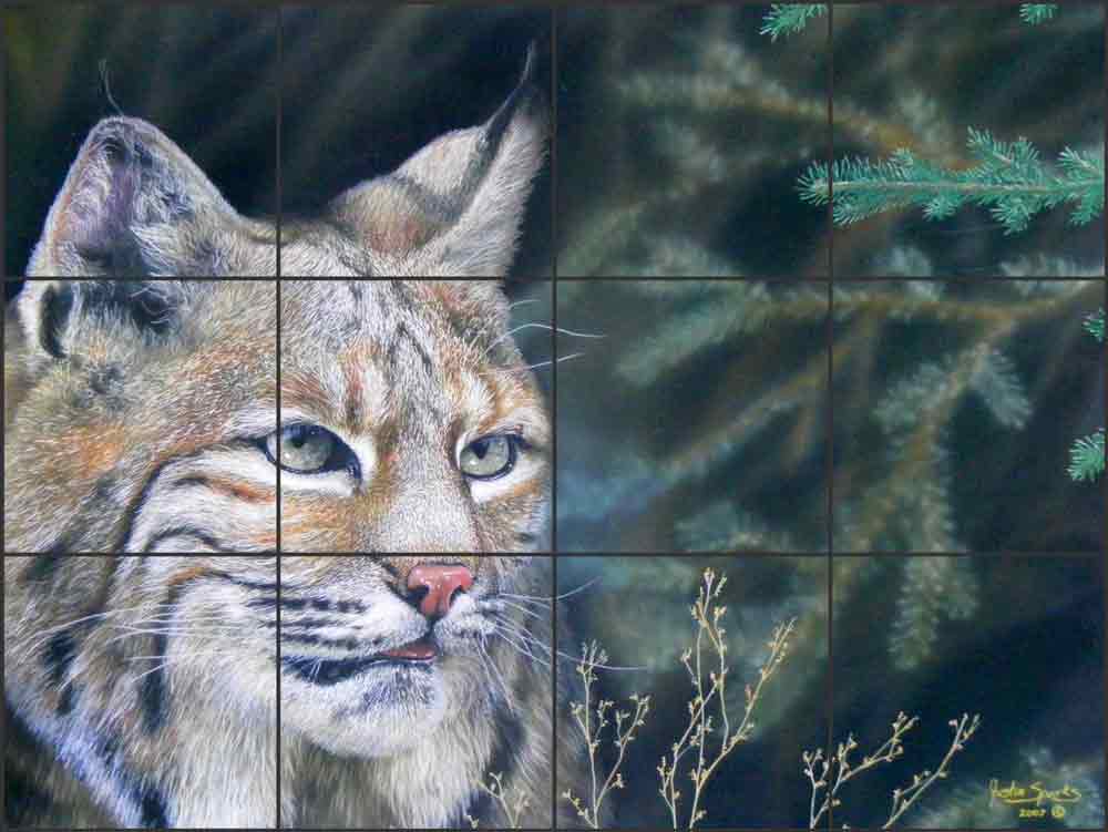 Patiently Waiting by Justin Sparks Ceramic Tile Mural JSA024