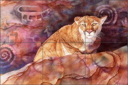 Cliff Dweller by Jan Taylor Ceramic Tile Mural - JTA037