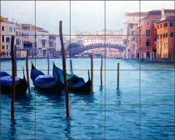 Grand Canal by Jack White Ceramic Tile Mural JWA006