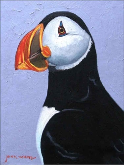 Puffin by Jack White Accent & Decor Tile JWA032AT