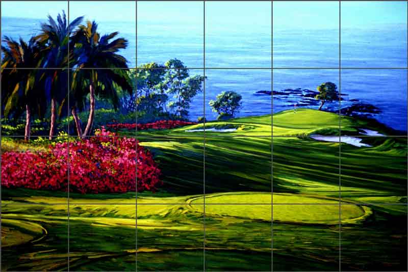 Mauna Lani by Jack White Ceramic Tile Mural - JWA039