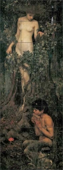 A Hamadryad by John W Waterhouse Ceramic Tile Mural JWW100