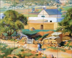The Mission Church by Kenneth Miller Adams KA001