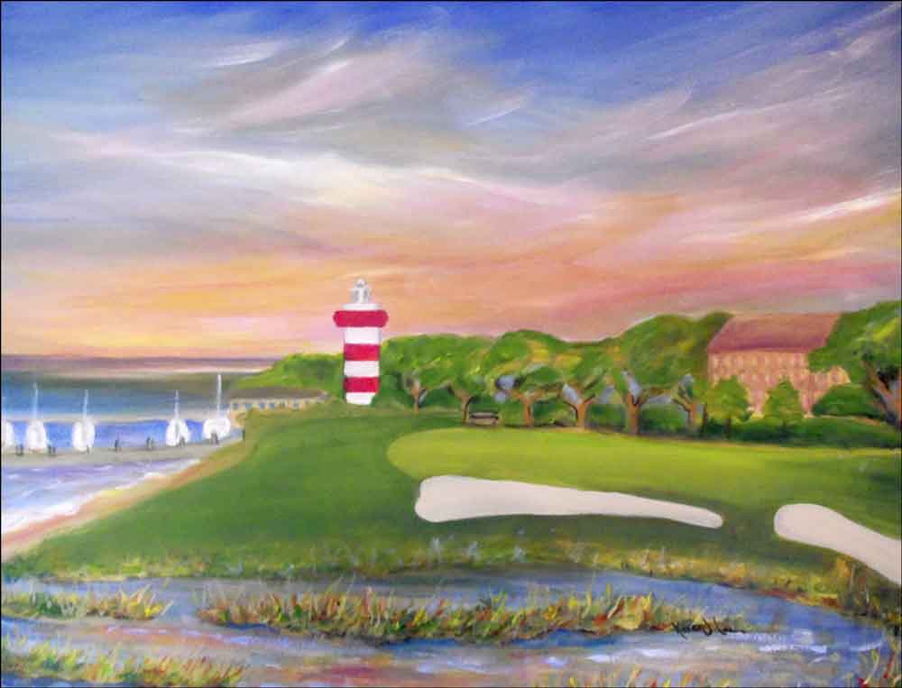 Golf - Hilton Head by Karen J. Lee Ceramic Accent & Decor Tile - KLA017AT