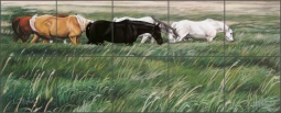 In Rhythm by Kim McElroy Ceramic Tile Mural - KMA009