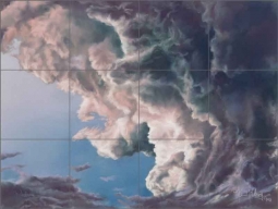 Windborne by Kim McElroy Ceramic Tile Mural KMA021