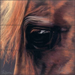 Reflective by Kim McElroy Ceramic Tile Mural - KMA049