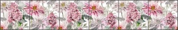 Mysak Flower Garden Strip Ceramic Tile Mural - LM2-004