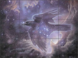 Soul Retrieval by Leslie Macon Ceramic Tile Mural - LMA015