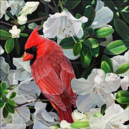 Owner of a Lonely Heart by Leslie Macon Floor Tile Art LMA059FL