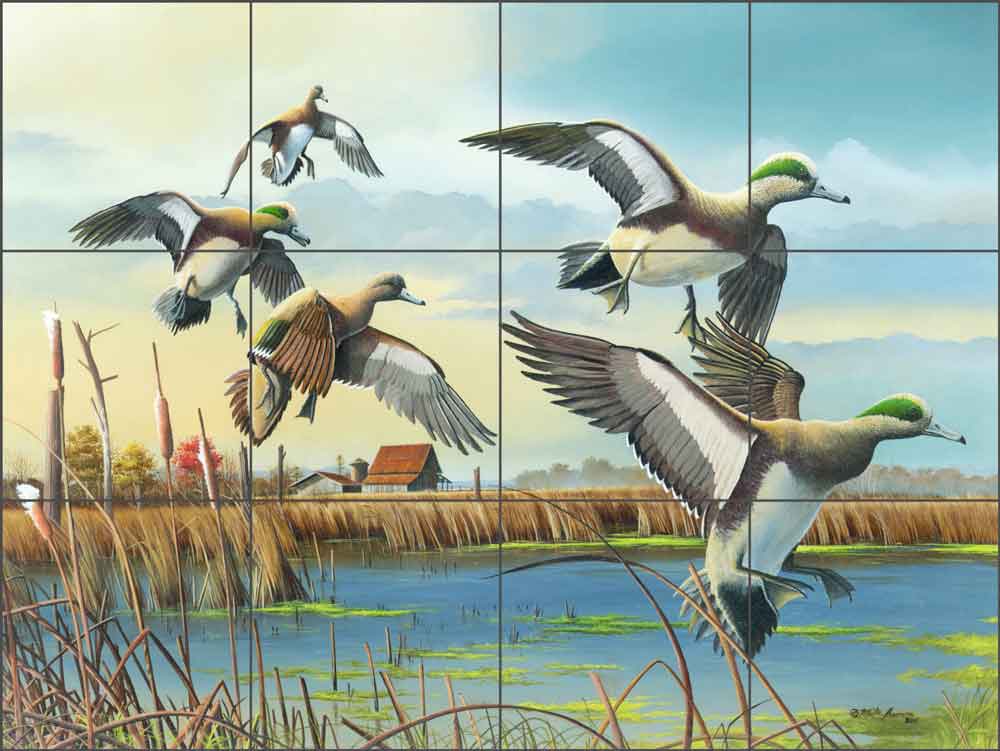 Coming Home by Mike Brown Ceramic Tile Mural - MBA003