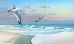 Dissolving Time by Mike Brown Ceramic Tile Mural MBA004