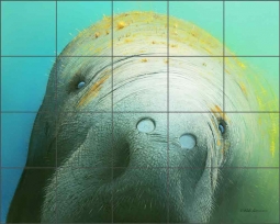 Hello There by Mike Brown Ceramic Tile Mural MBA033