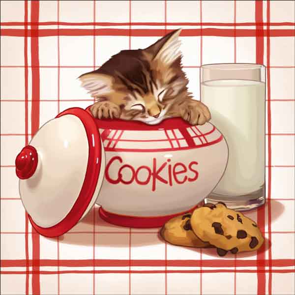 Country Kitchen: Cookies by Maryline Cazenave Accent & Decor Tile - MC2-003cAT