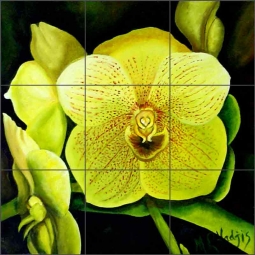 Subtile by Micheline Hadjis Ceramic Tile Mural - MHA009