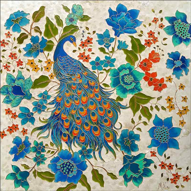 Le Sultan by Micheline Hadjis Ceramic Accent & Decor Tile MHA038AT