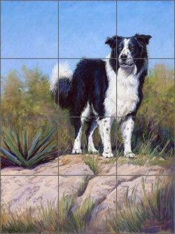 The Guardian by Marsha McDonald Ceramic Tile Mural - MMA011