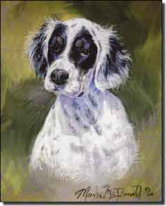 McDonald Canine Dog Ceramic Accent Tile 8" x 10" - MMA013AT