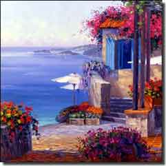 Cote d'Azur by Mikki Senkarik Accent & Decor Tile 6" x 6" - MSA006AT
