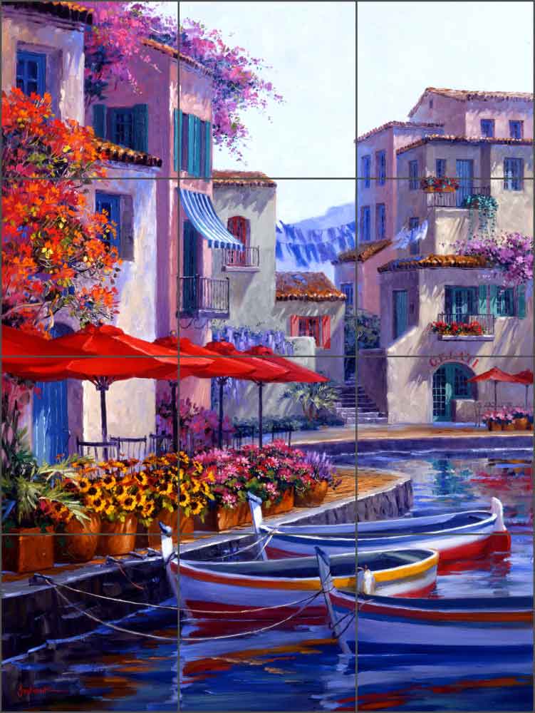 Safe Harbor by Mikki Senkarik Ceramic Tile Mural - MSA020