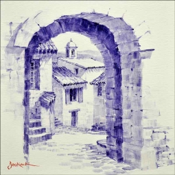 Listen for the Bells by Mikki Senkarik Ceramic Accent & Decor Tile - MSA195AT