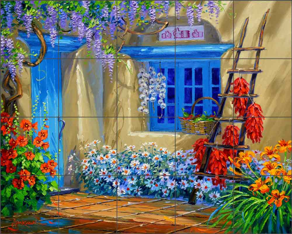 A Touch of Spice by Mikki Senkarik Ceramic Tile Mural MSA220