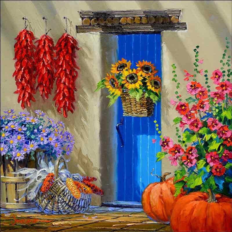 Fall's in the Air by Mikki Senkarik Accent & Decor Tile MSA250AT