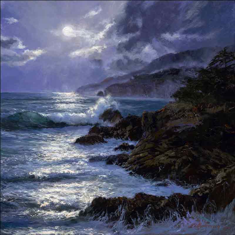 Ocean at Night by Nenad Mirkovich Accent & Decor Tile NMA012AT