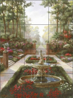Morning Mist by Nenad Mirkovich Ceramic Tile Mural NMA054