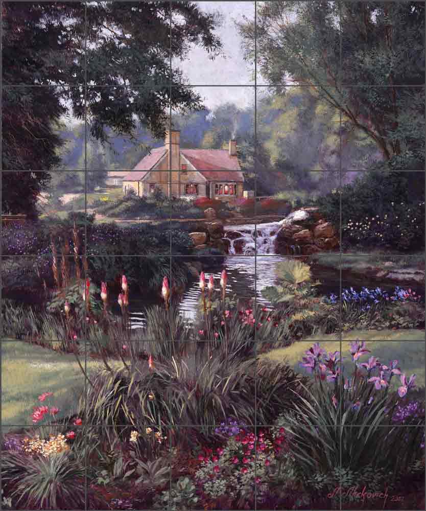 Spring Glory by Nenad Mirkovich Ceramic Tile Mural NMA103