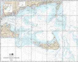 Nantucket Sound and Approaches Nautical Chart 13237