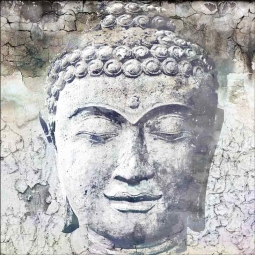 Buddha Watercolor by Agata & Hector Ceramic Accent & Decor Tile OB-AGA62AT