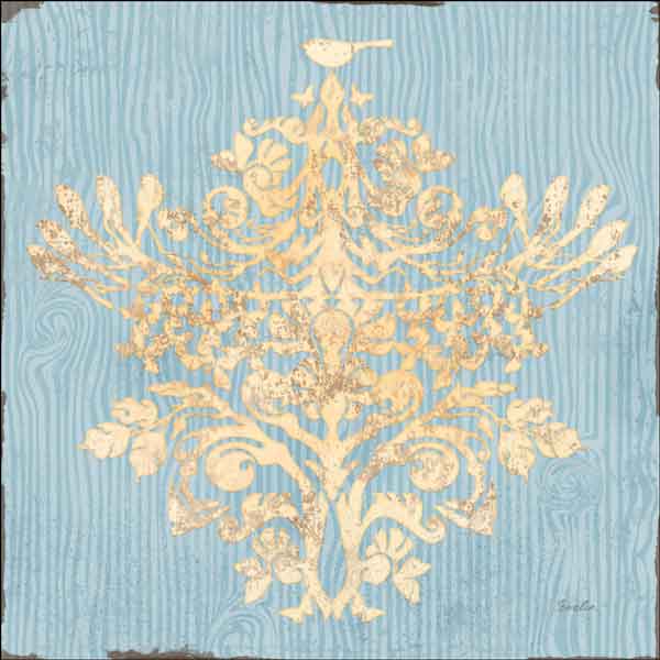 Nature Damask I by Evelia Ceramic Accent & Decor Tile Mural OB-ES83dAT