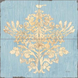 Nature Damask I by Evelia Ceramic Tile Mural OB-ES83d