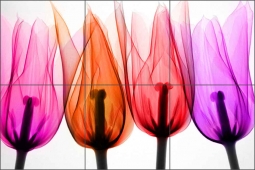 Tulips II by Hong Pham Ceramic Tile Mural - OB-HP19b