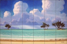 Lullaby Breeze by Rick Novak Ceramic Tile Mural - OB-KN08