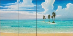 Sea Spray by Rick Novak Ceramic Tile Mural OB-KN11