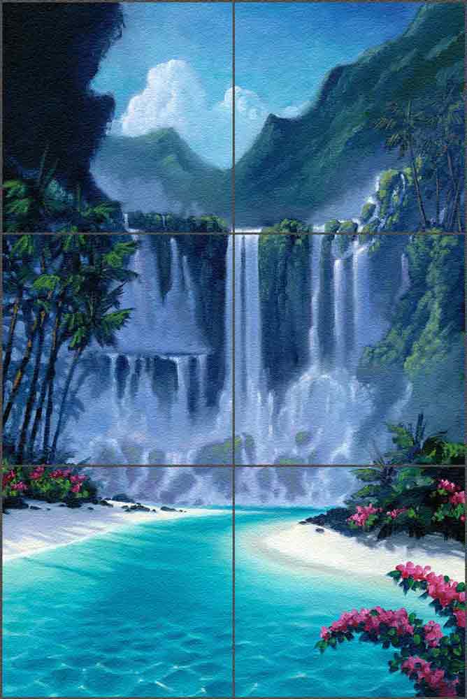 Daydream by Rick Novak Glass Tile Mural - OB-KN18
