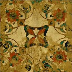 Persian Gold I by Louise Montillio Ceramic Accent & Decor Tile - OB-LM108aAT