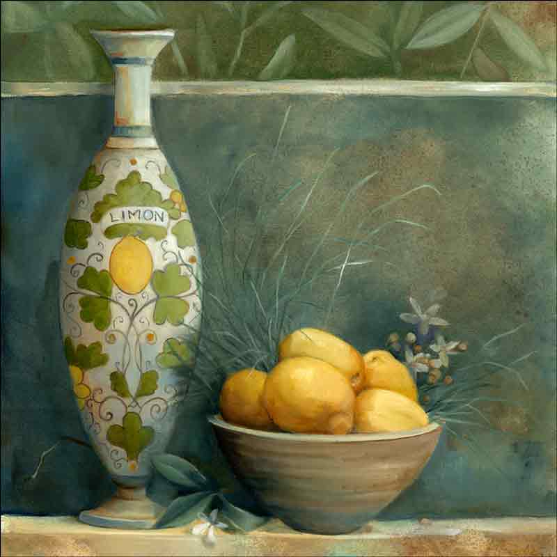 Tuscan Vase I by Louise Montillio Ceramic Accent & Decor Tile OB-LM53aAT