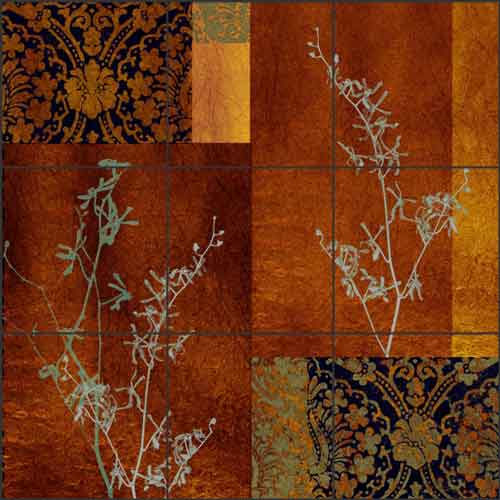 Baby's Breath II by Louise Montillio Ceramic Tile Mural - OB-LM83b