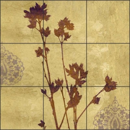 Sharon Rose I by Louise Montillio Ceramic Tile Mural - OB-LM88a