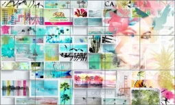 California Republic 3 by Irena Orlov Ceramic Tile Mural OB-ORL10738