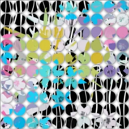Abstract Circles 9 by Irena Orlov Ceramic Accent & Decor Tile OB-ORL8436AT