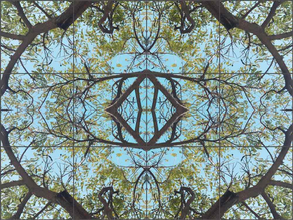 Natural Pattern 75 by Irena Orlov Ceramic Tile Mural OB-ORL8746
